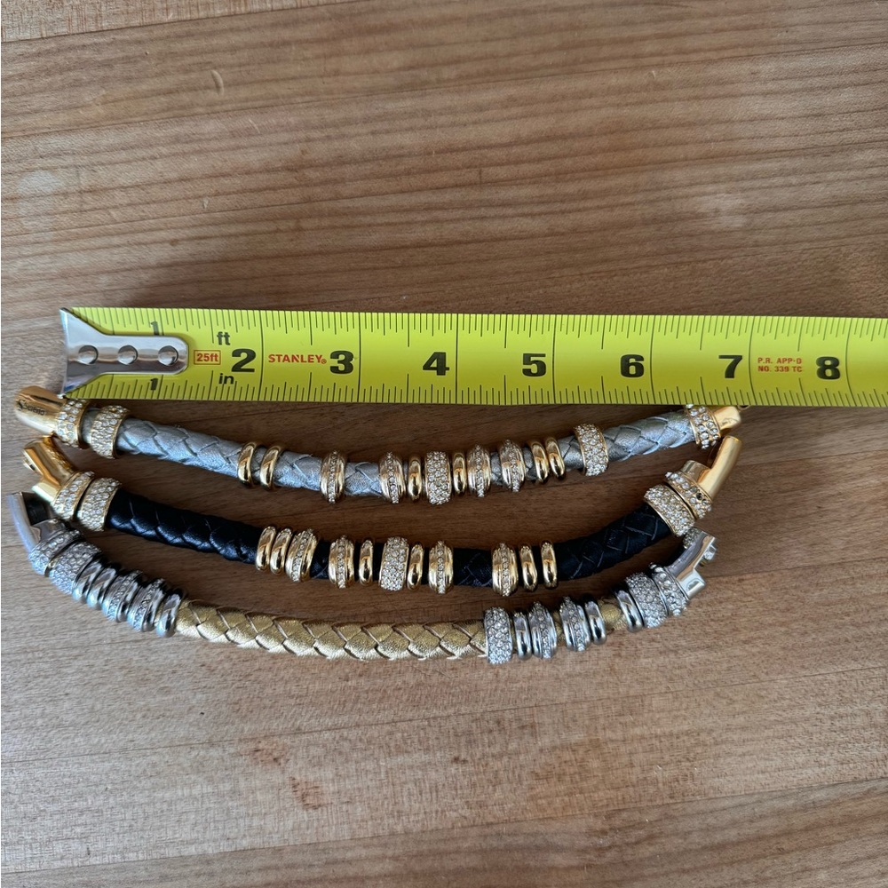 3 Serena Williams 2009 Braided Bracelets (all for $60) - Picture 4 of 4